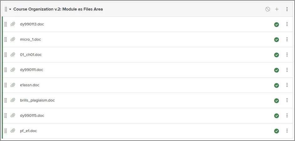 Carmen Module, with files as links